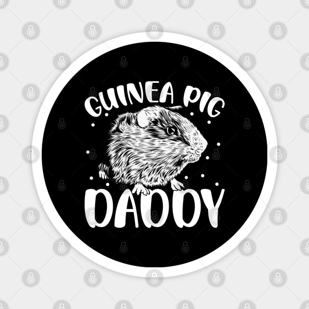 Guinea Pig lover - Guinea Pig Daddy Magnet by Modern Medieval Design
